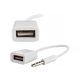 thumbnail image 2 of Cable Adaptador De Coche De 3,5 Mm A Usb2.0 2 En 1 Adaptador De Audio Auxiliar Para Mp3/Mp4 Auriculares De Coche U Disco matsuzay EL008406-00, 2 of 6