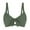Green, variant on Uaswgudfs Women's Sporty Bikini Top with Structured V-Neckline, Bow Accent, Adjustable Slim Straps, and Stretch-Fit Design Swimwear Black L