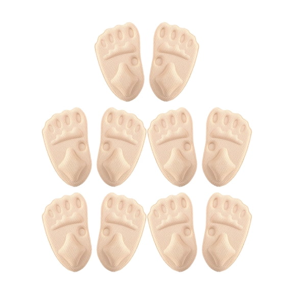 Breathable 5Pair High Heel Cushion Inserts Metatarsal Pads Shoe