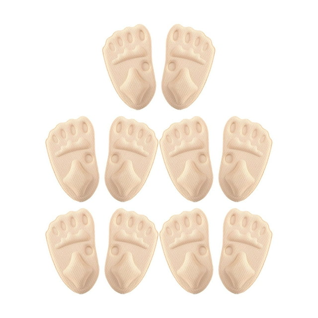Almohadilla metatarsal Zulema 5 pares Beige para mujer
