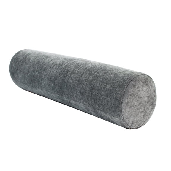 XmhyTop-A Cervical Neck Roll Pillow for Sleeping, Decorative Cylinder Bolster Pillow, Supportive Bed Rest Pillow, 40x12x12cm, 1-Piece,Style C,dark Grey
