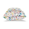 thumbnail image 4 of Doodle Punctuations Abstract Throw Pillow Covers Pillowcases 16 x 16 Inch Home Decor 2 Packs for Bedroom Sofa, 4 of 6
