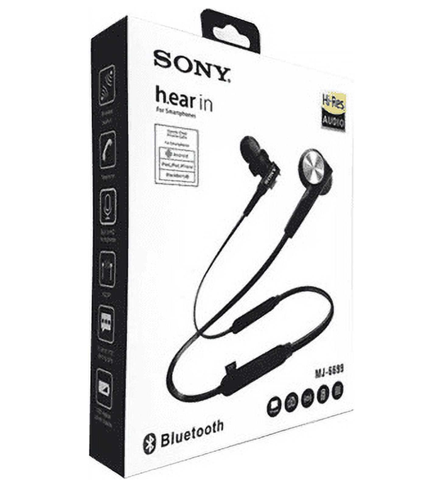 Audifonos Sony Bluetooth manos libres mj-6699 Color Negro Bodega