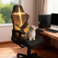 thumbnail image 3 of SCRAWLGOD Eagle Cross Print Gaming Chair Cover Stretch Breathable Furniture Protector Washable Anti Dust Office Chair Slipcover with Armrest Covers, 3 of 9