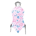 thumbnail image 4 of Xmyrz Womens Bathing Suits Tankinis Two Piece Floral Suitable Fresh Print Relaxation Faddish Baggy Swimwear Young Adult Swimsuits, 4 of 4