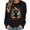 B-Black Halloween Sweatshirts for Women, variant on LangJing Halloween Spooky Season Sweatshirts Women Black Cat Pumpkin Graphic Long Sleeve Shirt Oversized Pullover Fall Tops Pink,XL