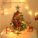 thumbnail image 2 of Árbol de Navidad de 60cm con luz LED y adorno, decoración de mesa, adorno de fiesta de Navidad para ventana de tienda de oficina en casa, 2 of 7