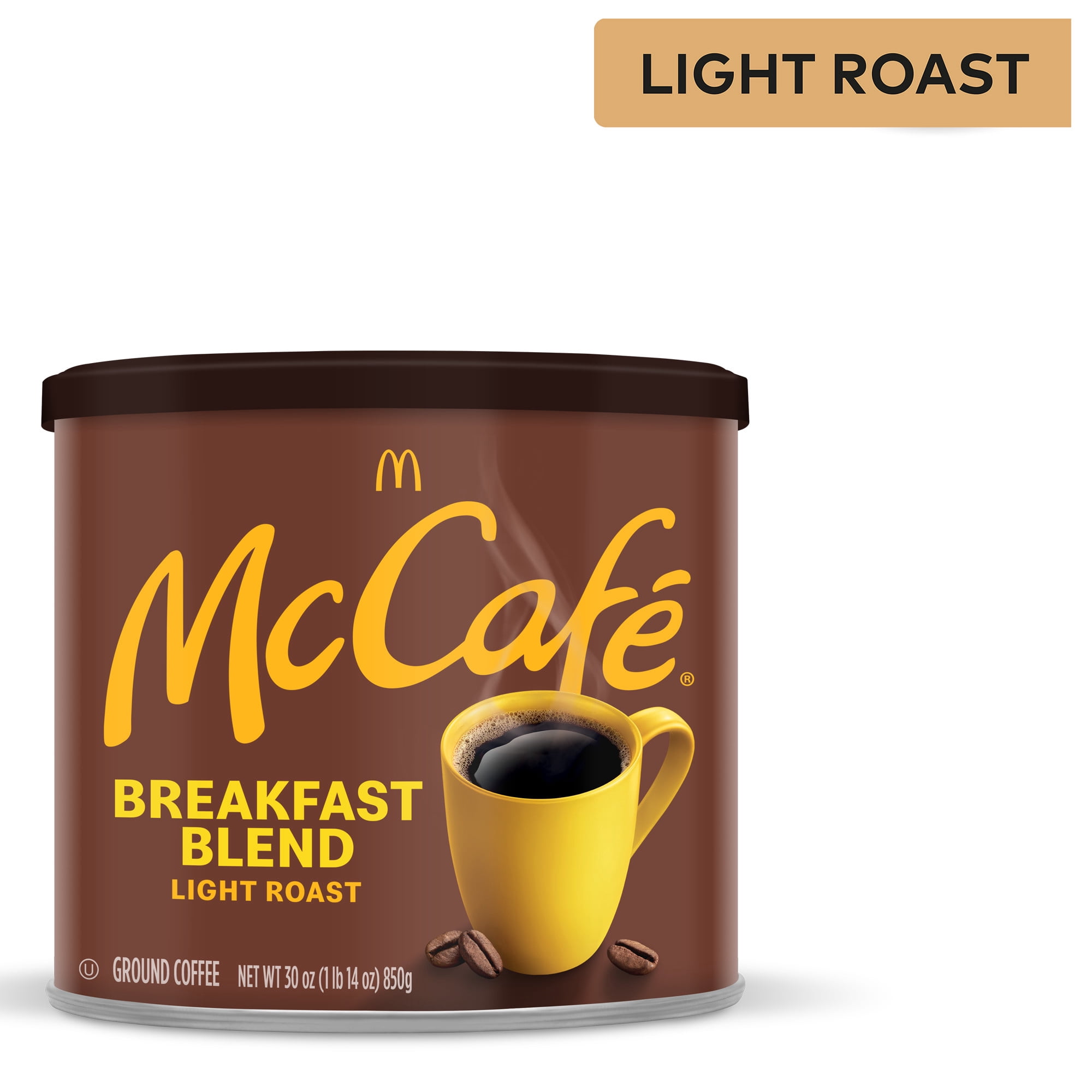 McCafe Breakfast Blend, Light Roast, Ground Coffee, 30 oz