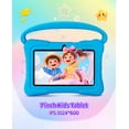 thumbnail image 2 of Tedupee Kids Tablet,Android Tableta para Niños de 13, Procesador de Cuatro Núcleos, 4GB(2G+2G)RAM+32GB de ROM de Almacenamiento, Pantalla Táctil 1024 x 600, WiFi, Bluetooth（azul）, 2 of 8
