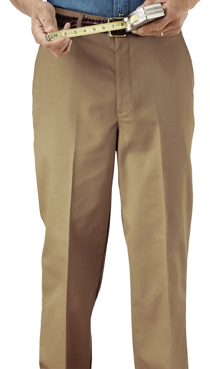 Edwards Garment Mens Big And Tall Button Closure Chino Pant_TAN_42 UL 