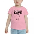thumbnail image 2 of I'm Told I love Golf Cute Toddler T Shirts for Boys Girls (Pink, Youth L), 2 of 5