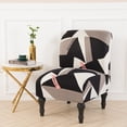 thumbnail image 4 of Skksst Waterproof Slipper Chair Protector Morocco Floral Accent Chair Slipcover Sofa Furniture Protector, 4 of 7