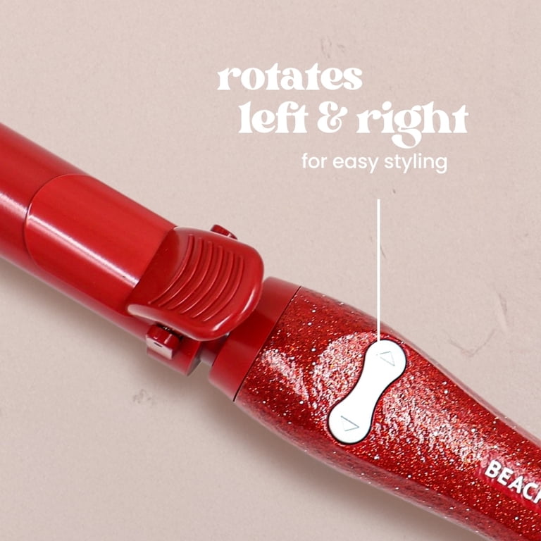 New In Box Red Glitter Beachwaver B1 Rotating 
Curling Wand Amazon.com: The Beachwaver Co. B1 Rotating Curling Iron  main image 4