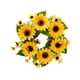 thumbnail image 1 of Corona decorativa de girasoles simulados para centros de mesa Longitud 43cm, 1 of 9