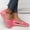 Pink, variant on AURIGATE Women's Slip On Loafers Leather Low Heels Hollow Out Mule Walking Shoes Sandals Oxfords Soft Comfortable Anti Slip Flats Platform Loafers Sneakers