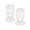 White, variant on 2 Pieces 3-Hole Ski Mask Knitted Face Cover Winter Balaclava Full Face Mask for Men Women Outdoor Sports (White)