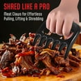 thumbnail image 2 of Kaluns Meat Claws Meat Shredder Tool – Chicken Shredder BBQ Accessories for Pulled Pork, Beef & Grilling – Durable, Heat Resistant, BPA-Free – Black, 2 of 7