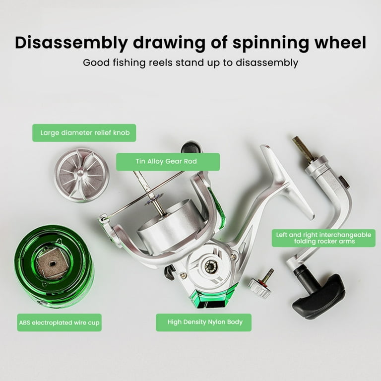 Fresh Water Spinning Reel 16 Bb Cnc Spinning Reel Handle For Reservior  Fishing Use 