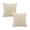 Beige, variant on 2-Pack Striped Corduroy Pillow Covers 18x18 - Rustic Boho Throw Pillowcases for Couch & Bed, Textured Lumbar Accent Cushion Covers - Farmhouse Living Room Decor