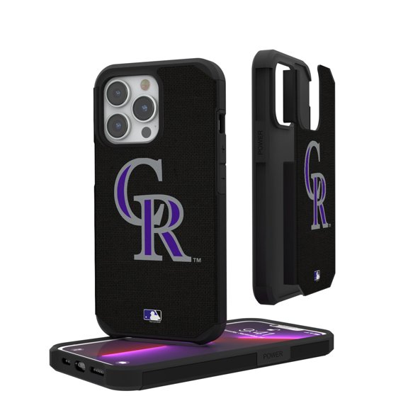 Colorado Rockies iPhone Solid Design Rugged Case