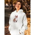 thumbnail image 2 of Cute Sitting Kitten Hoodie Women -SPIdeals Designs, Female XX-Large, 2 of 4