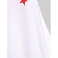 thumbnail image 4 of Camiseta con Estampado de Bandera de Estados Unidos en Talla Extra Rosegal  Camisetas tallas grandes, 4 of 5