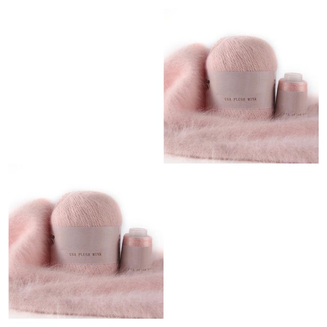 Injueey Juego de ovillos de lana para tejer de 50g y 20g, suéteres para bebés, alfombras, Kit de hilo de ganchillo, 2 hilos, Manual, tejido a mano, Type2 NO2 Injueey CBP185024