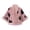 Pink Capes & Cloaks, variant on UTSJKR Women Heart Pattern Faux Fur Trim Poncho Cape Pearl Tassel Detail Warm Wrap Coat for Fall Winter Daily Dressing Black