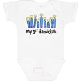 thumbnail image 3 of Inktastic My First Hanukkah with Lit Candles Boys or Girls Baby Bodysuit, 3 of 5