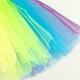 thumbnail image 3 of EeaseMX Falda tutú arcoíris para niña, disfraz de ballet, falda de malla para carnaval, baile, Navidad, tocado de unicornio, falda arcoíris de media longitud - Talla M (Multicolor), 3 of 7