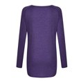 thumbnail image 4 of Top túnica de manga larga para mujer, blusa con estampado Floral de diente de león, camisetas casuales, camisetas, 4 of 4