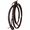 Brown/Royal Blue, variant on Horse Western 8ft Contest Barrel Rolled Leather Reins Turquoise Brown 66RT21TR