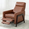 thumbnail image 6 of Comfort Pointe Maxton Caramel Push Back Faux Leather Recliner, 6 of 7