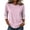 01-Light Pink, variant on Shirts for Women Polka Dot 3/4 Sleeve Crew Neck Loose Fit Trendy Blouses Retro Dot Comfy Summer Tunic Tops Red S