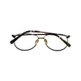 thumbnail image 5 of Fila Mens Black Aviator Ophthalmic Stainless Steel Metal Frame VF9988 531. 56mm, 5 of 9