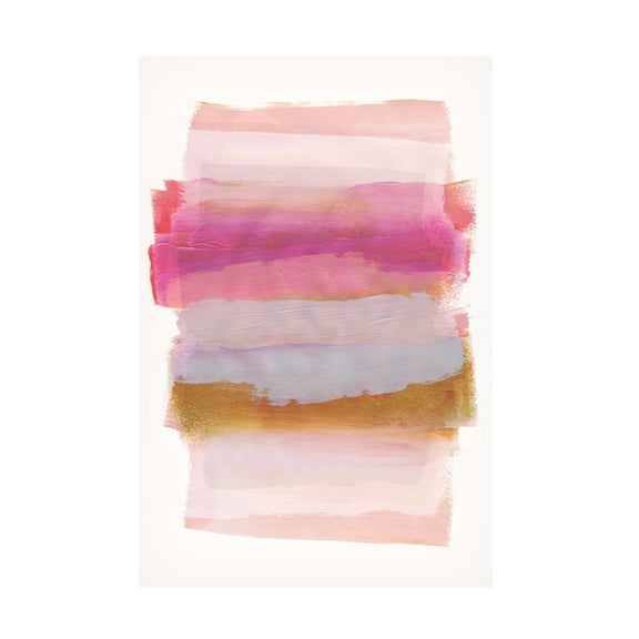Trademark Fine Art Mareike Bohmer Abstract Brush Strokes 45 Canvas Wall Art