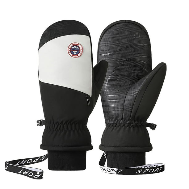 Guantes de invierno, guantes calefactables y cálidos, para todos los dedos, con temperatura ajustable, guantes calefactores, extraíbles y lavables, de poliéster para mujer.