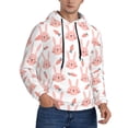 thumbnail image 2 of Kdxio Rabbit Is And Carrots Print Mens Casual Hooded Collar Drawstring Hoodies Pullover Sweatshirts Casual Long Sleeve Shirts-XX-Large, 2 of 7