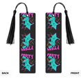 thumbnail image 2 of Kdxio Rex Dinosaur With Sunglasses Print Metal Tassel Bookmarks,Perfect Gift for Art Lovers and Bookworms Metal Bookmarks for Women, 2 of 8