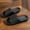 A-Black, variant on Aueoeo Shower Slippers for Women Men, Quick Drying Lightweight Non Slip Open-toe EVA Travel-friendly Breathable Shoes Slide Slippers for Bathroom, House Slipper