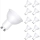 thumbnail image 2 of Bearachild 10x GU10 7W foco LED 500 lúmenes 38 grados 220V foco lámpara de techo bombilla equivalente a 56 W halógeno Hotel decoración del hogar Iluminación y accesorios Blanco cálido Bearachild HA045708-01, 2 of 6