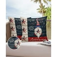 thumbnail image 6 of Retro American Flag Celebrates Gnomes Outdoor Pillow Covers Set of 2, Decorative Waterproof Throw Pillow Case, Wooden Texture Cotton Linen Soft Cozy Cushion Pillowcases, 6 of 6