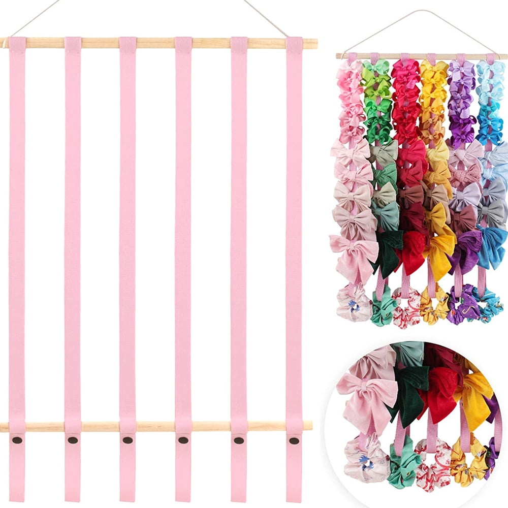 ENTASSER Wall-mounted headwear finishing shelf,children's hairpin, hair accessories storage2