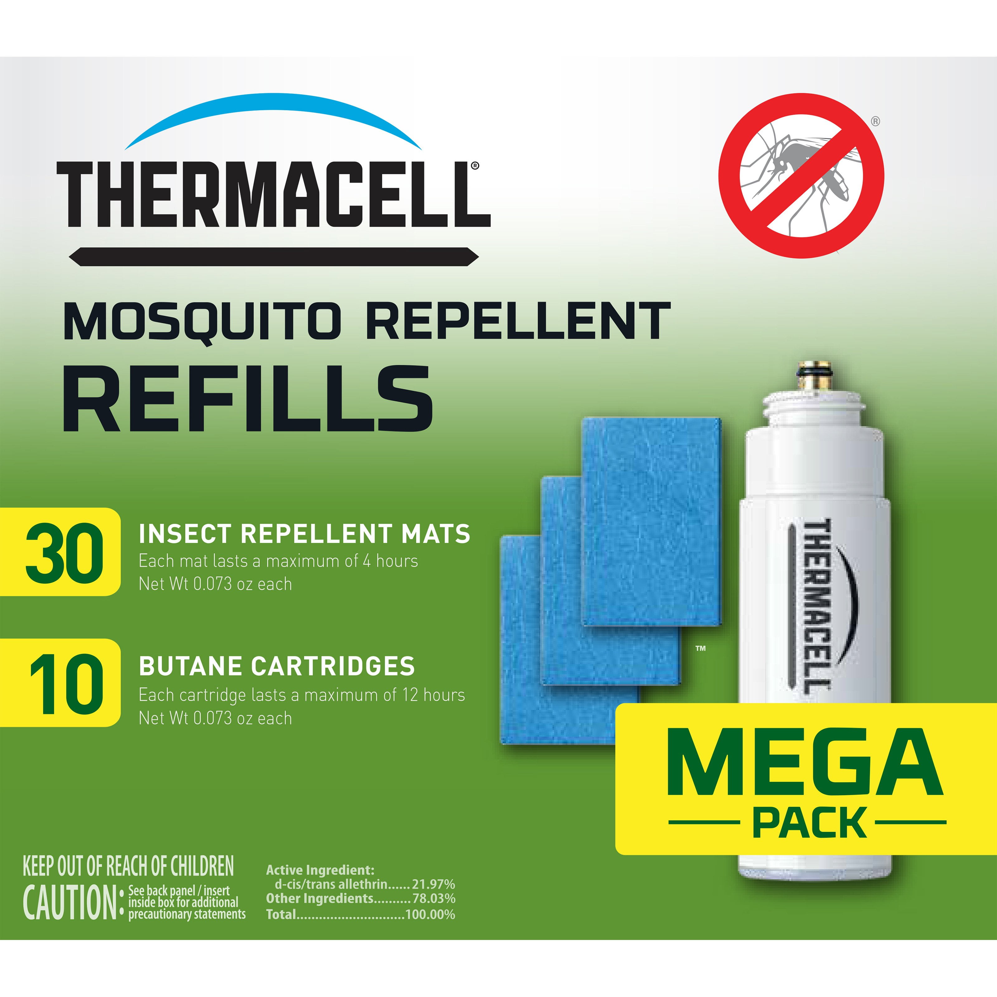 Thermacell Mosquito Repellent Refills, 120Hour Pack; Contains 30 Mats