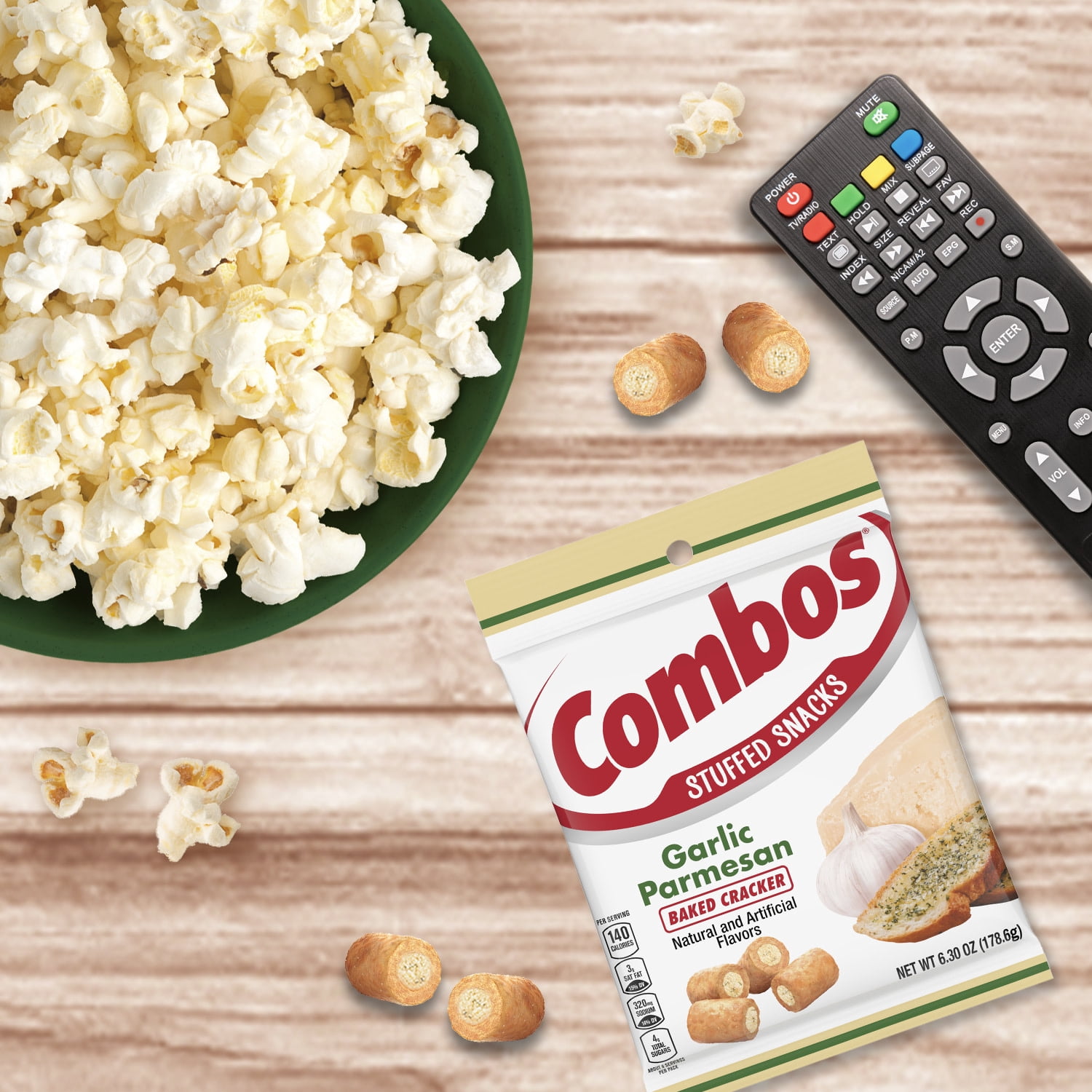 Combos Parmesan Garlic Baked Snacks - 6.3 oz Bag