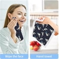 thumbnail image 4 of Coolnut 6 PCS Astronaut Cats Baby Washcloths Towel Set, Highly Absorbent & Soft Cotton Wash Cloths 12"x 12" Face Hand Towels for Bathroom, Multi-Purpose Fingertip Towels, 4 of 5