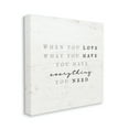 thumbnail image 3 of Stupell Industries Love What You Have Reassuring Rustic Quote Graphic Art Gallery Wrapped Canvas Print Wall Art, Design by Daphne Polselli, 3 of 7