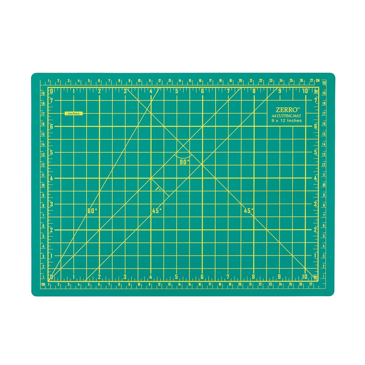 ZERRO A4 Cutting Mat Self Healing Double Sided 5-Ply Rotary 12x9''
