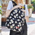thumbnail image 4 of Daisy Backpack  Sunflower Print Schoolbag  Bookbag for Middle School, 4 of 5