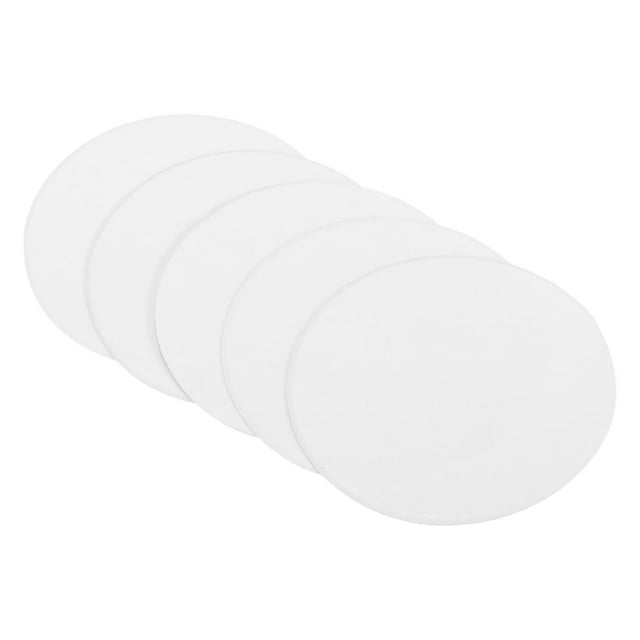 Uxcell 2 pulgadas Redondo Cartón Papel, 25 Pcs Discos en Blanco Círculos Rodajas para Decoraciones de Fiesta DIY Manualidades, Blanco